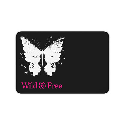Wild & Free Butterfly Desk Pad