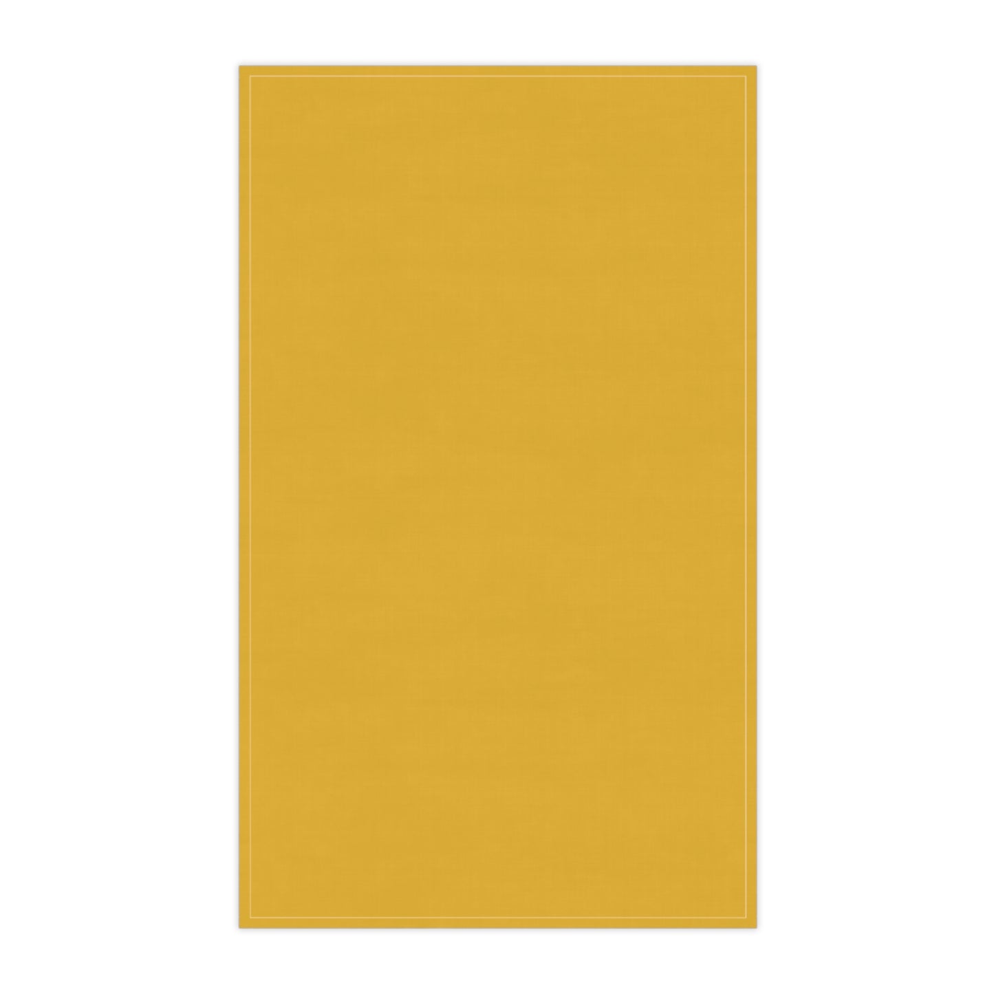 Honey Yellow Cotton Twill Tea Towel 18 x 30