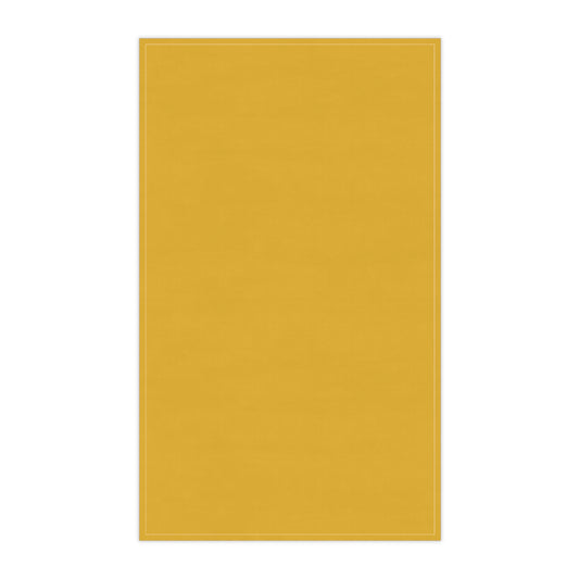 Honey Yellow Cotton Twill Tea Towel 18 x 30