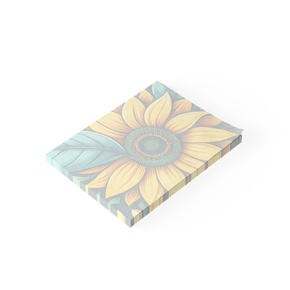Sunflower Grove Sticky Notes Sunflower Post It Notes Botanical Notes (7 Sizes)