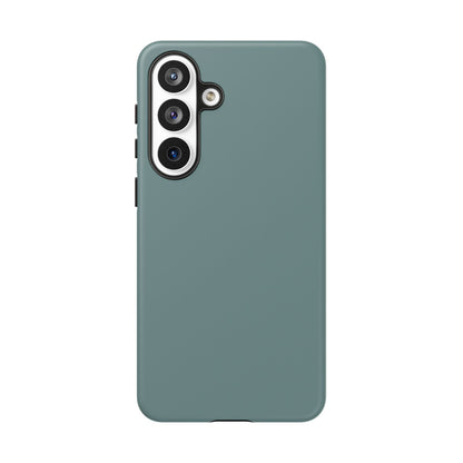 Dusty Blue Tough Cell Phone Case, Matte or Glossy Iphone and Samsung