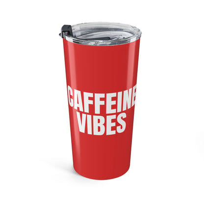 True Red Caffeine Vibes 20oz Stainless Steel Tumbler | Color Coordinated Collection