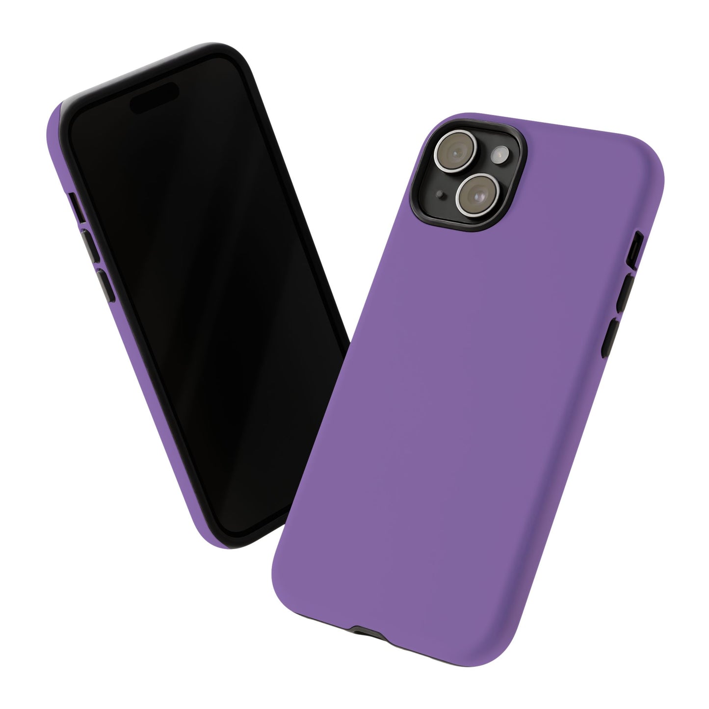 Purple Tough Cell Phone Case Matte or Glossy Protective Case iPhone Samsung