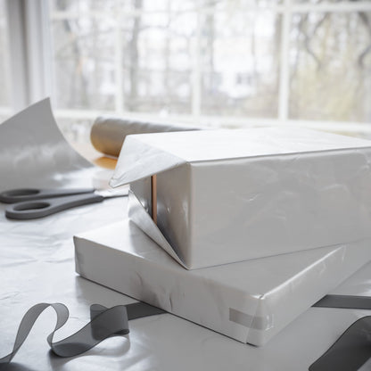 Grayscale Wrapping Paper Matte or Glossy Gift Wrap 3 Sizes Fine Art Paper