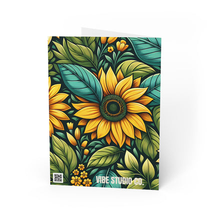 Sunflower Grove Note Card