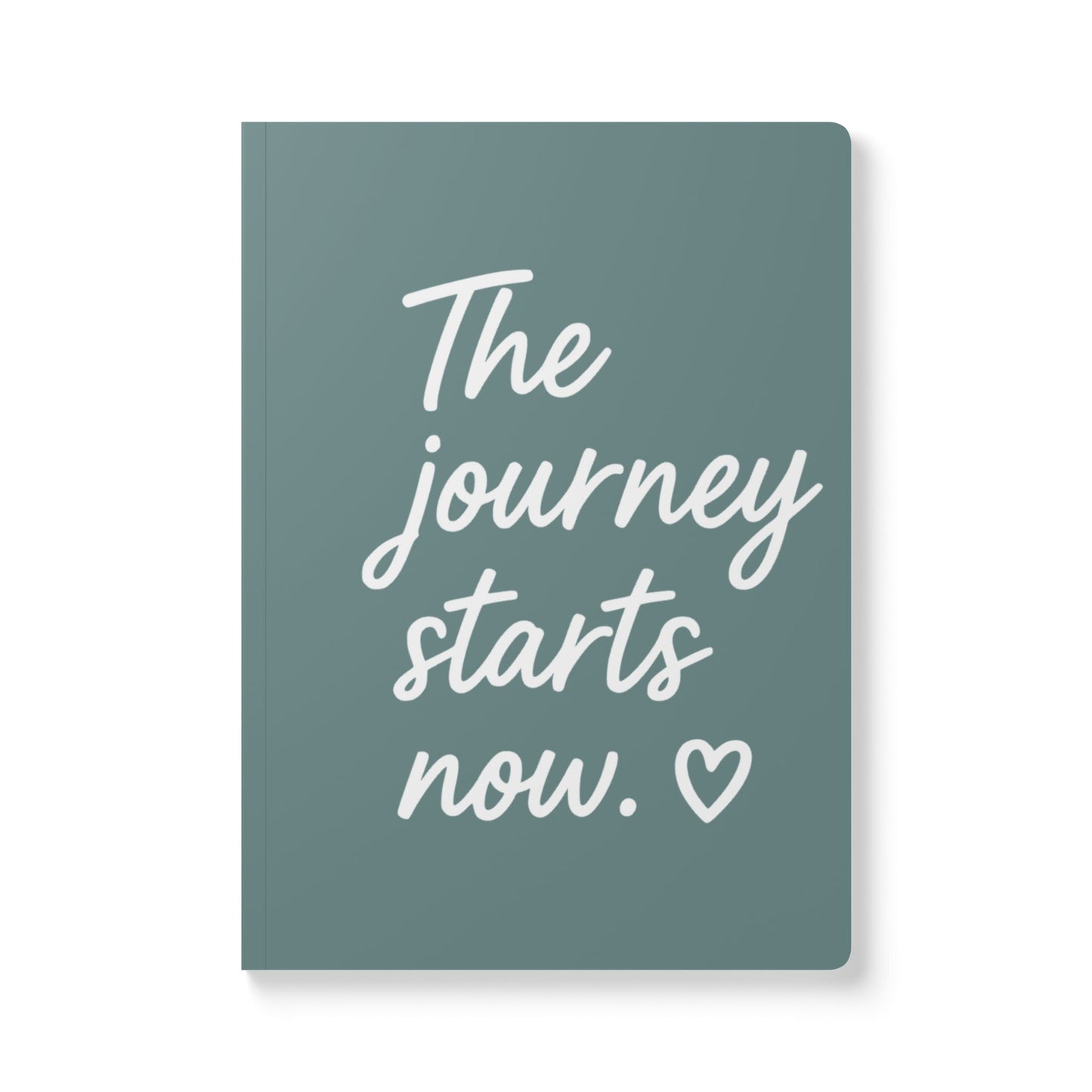 Dusty Blue The Journey Starts Now A5 Lined Journal