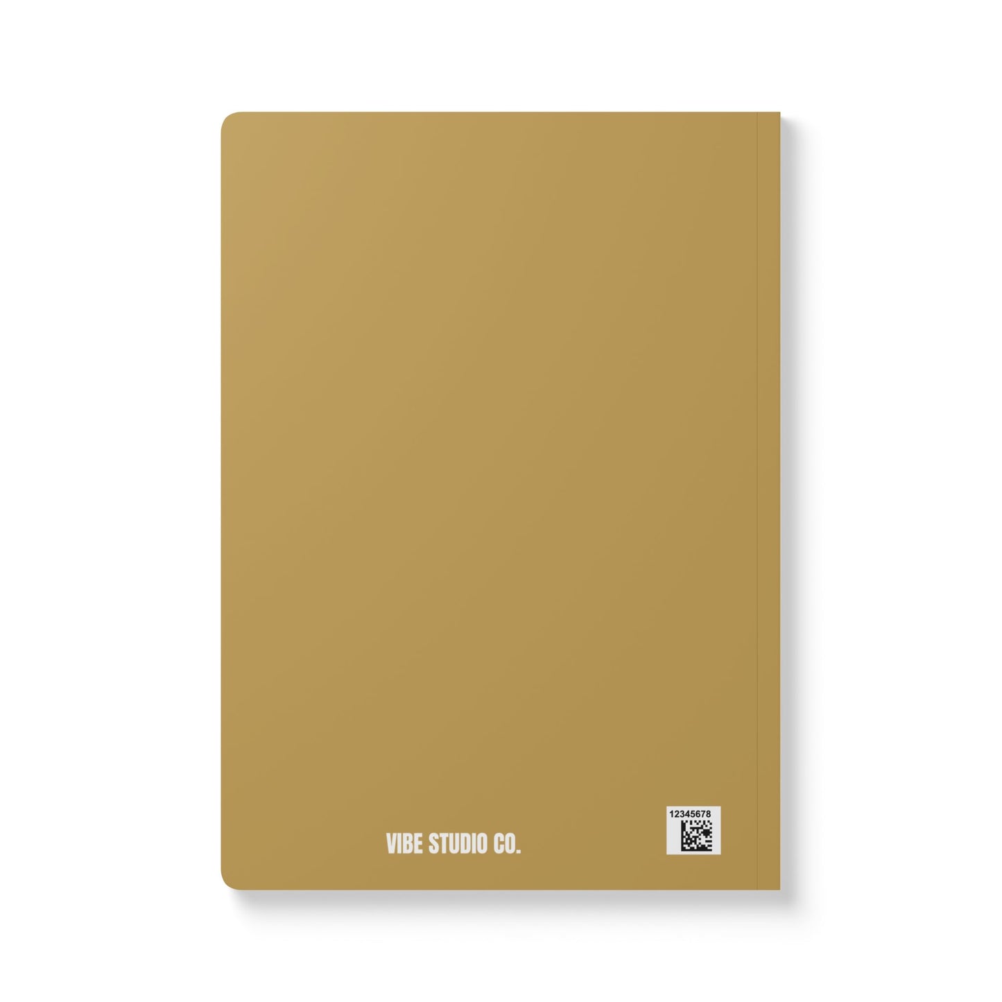 Muted Gold The Journey Starts Now A5 Lined Journal