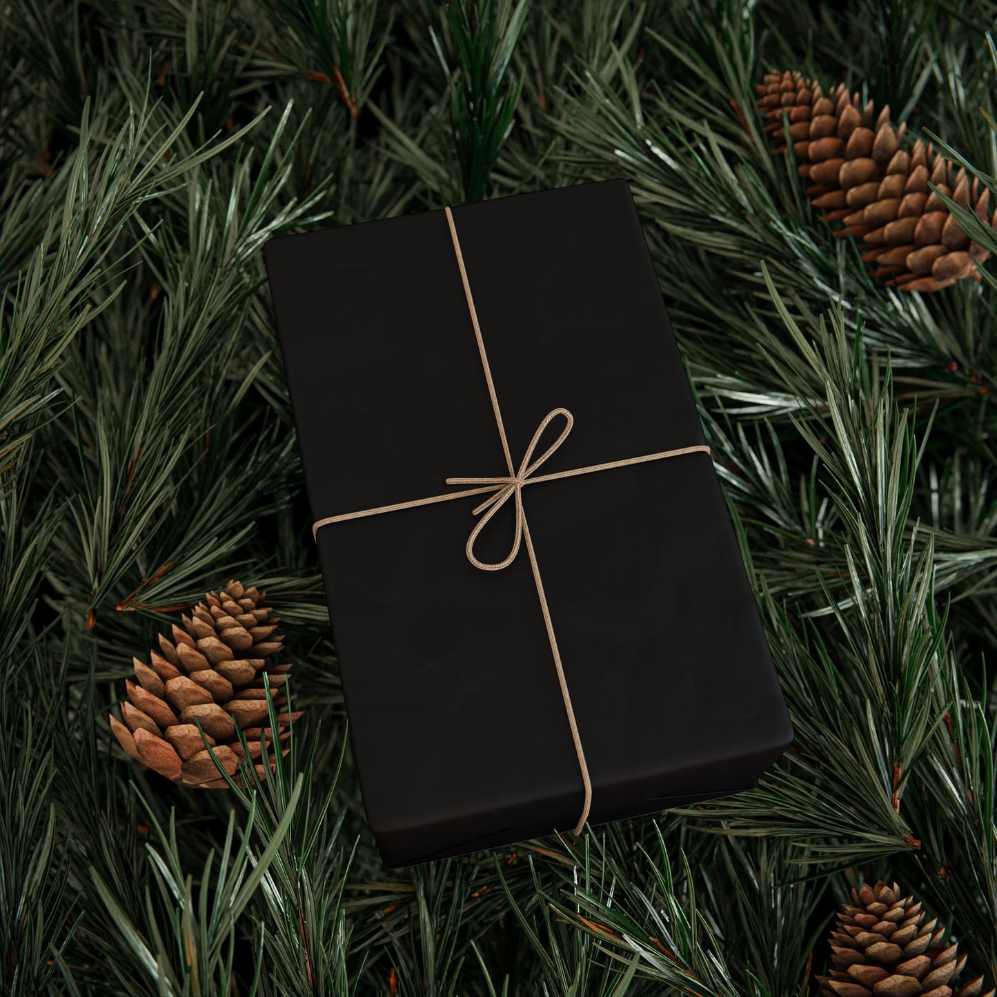 Black Wrapping Paper Matte or Glossy Gift Wrap 3 Sizes Fine Art Paper