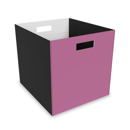 Lilac Wine Felt Storage Box Foldable Organizer Bin Home Storage Basket