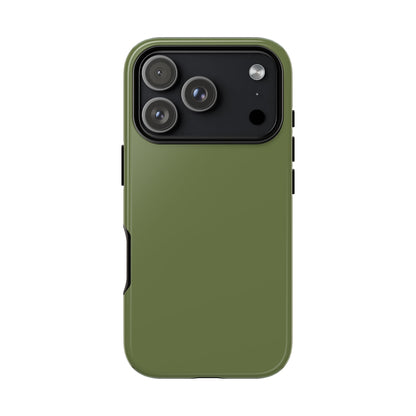 Olive Tough Cell Phone Case Matte or Glossy Protective Case iPhone Samsung