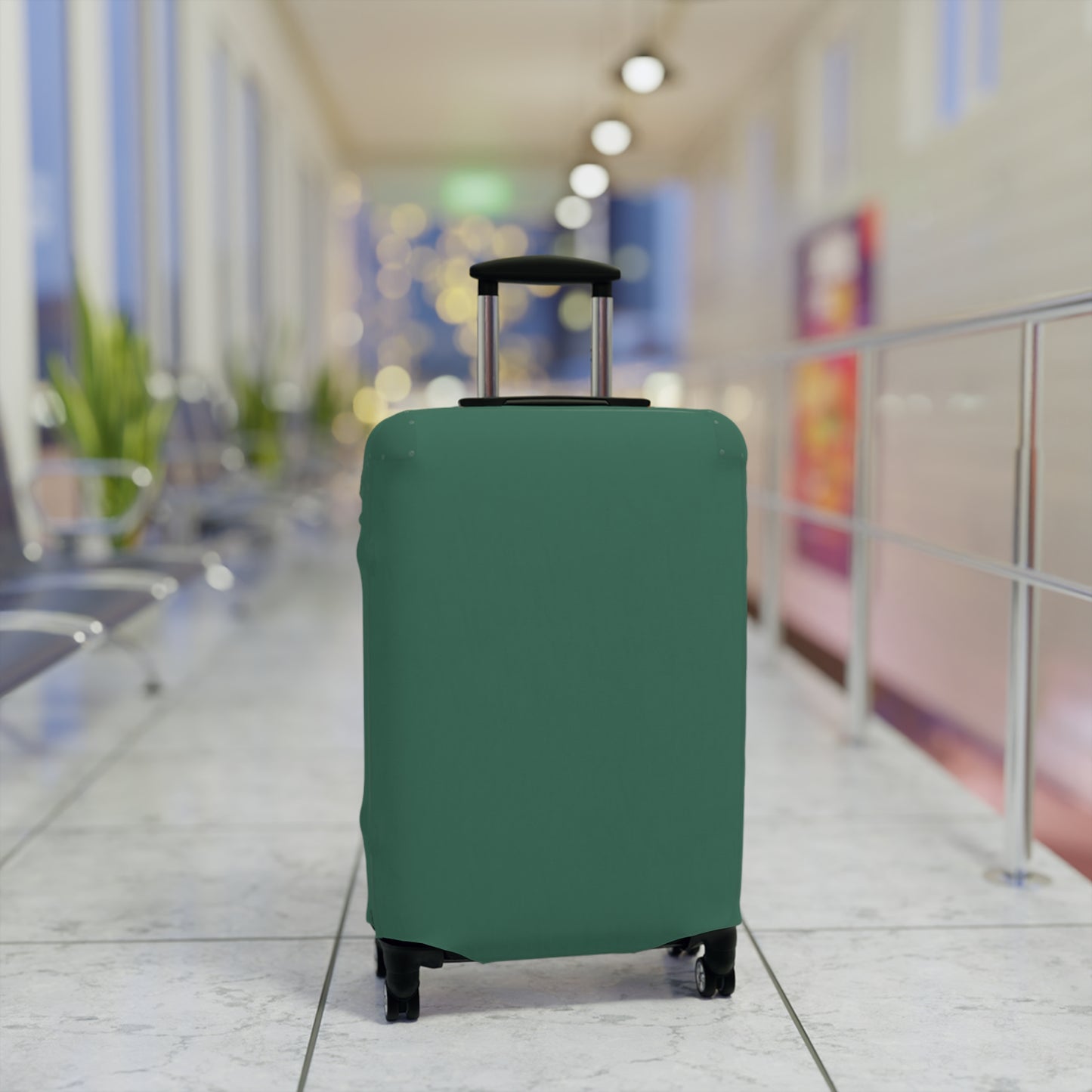 Leaf Green Luggage Cover Travel Suitcase Cover Protective Stretch Cover