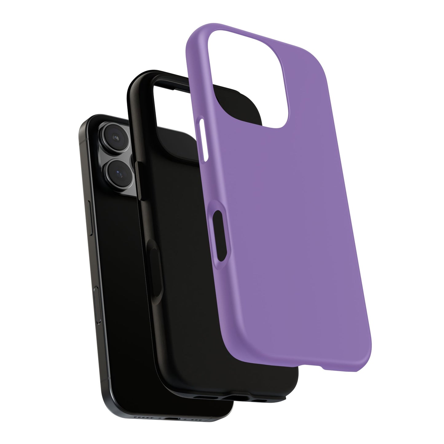 Purple Tough Cell Phone Case Matte or Glossy Protective Case iPhone Samsung
