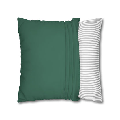Leaf Green Canvas Pillow Cover 20x20