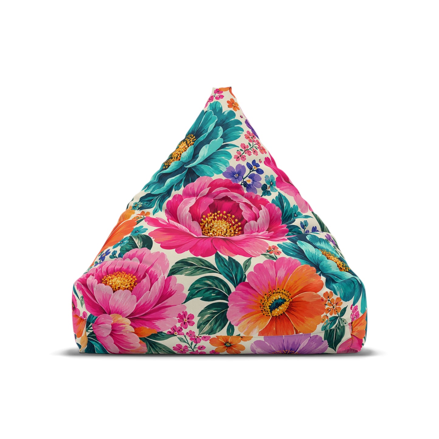 Dreamy Floral Bean Bag Chair Cover Floral Lounge Chair