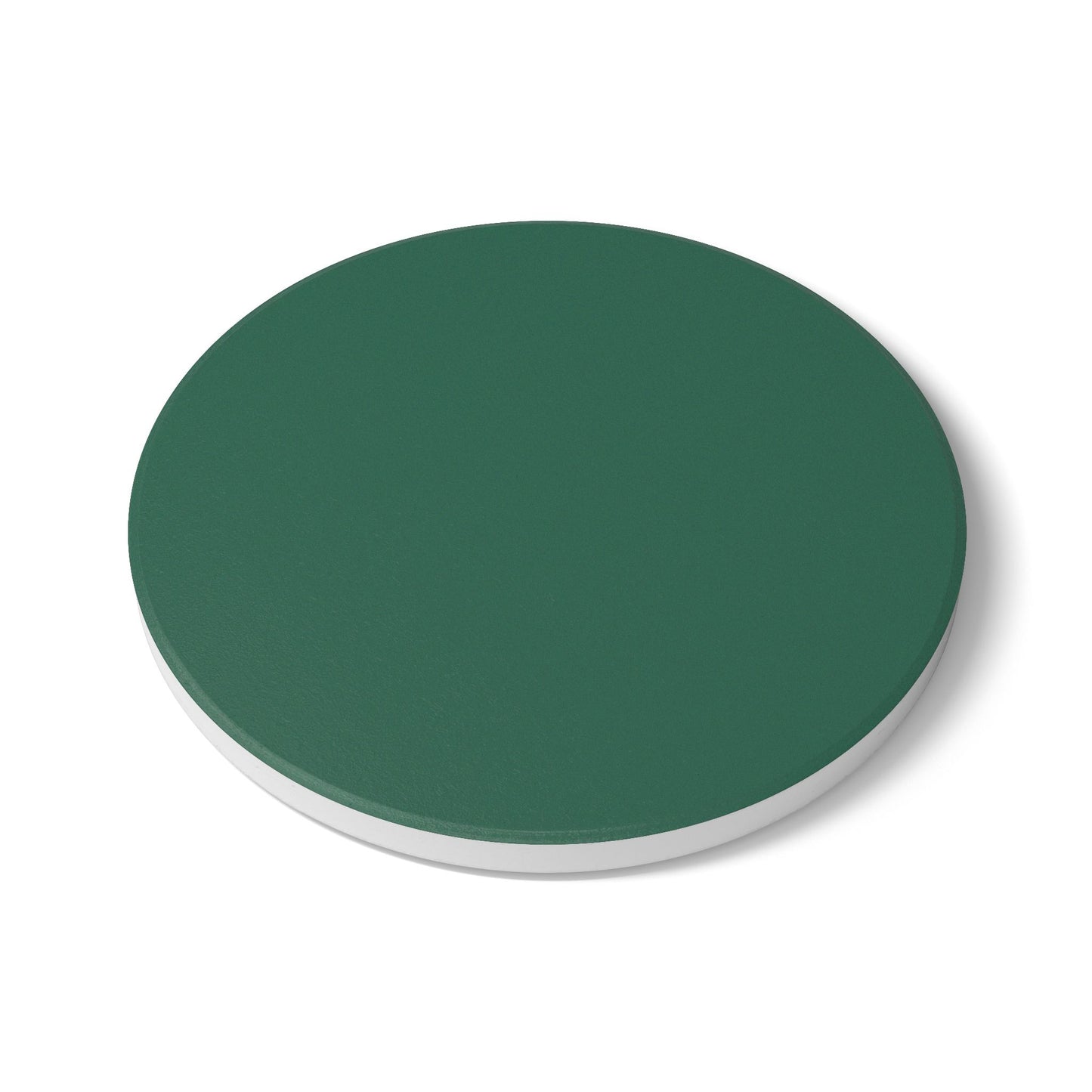Leaf Green Ceramic Coaster Round or Square | Coordinated Collection