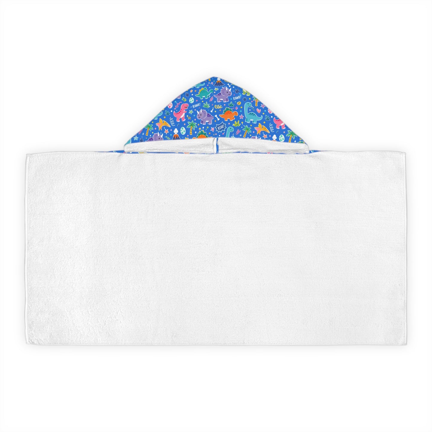 Blue Dino Baby/Kid Hooded Towel Dinosaur Bath Towel