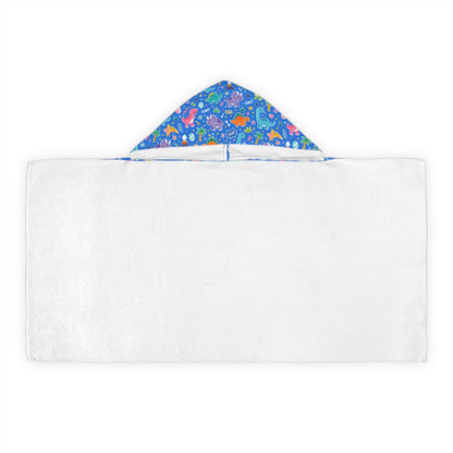Blue Dino Baby/Kid Hooded Towel Dinosaur Bath Towel