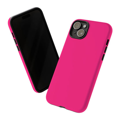 Pink Tough Cell Phone Case Matte or Glossy Protective Case iPhone Samsung