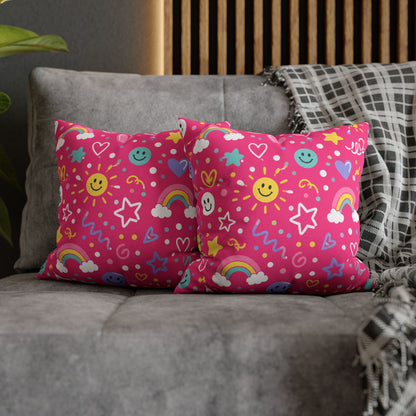 Pink Pop Pillow Cover 14x14