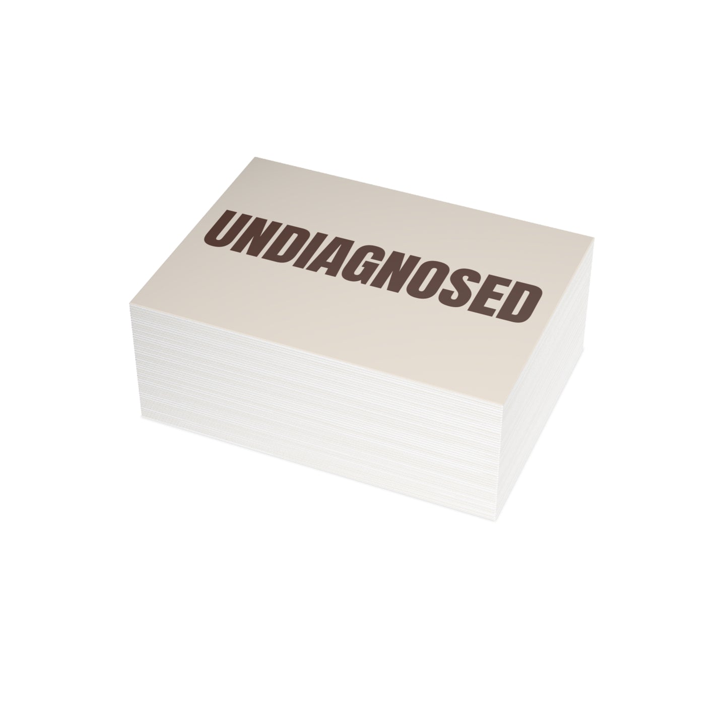 Latte Cream Postcard Set Pack of 10, 30 or 50 w/ Envelopes | Coordinated Collection