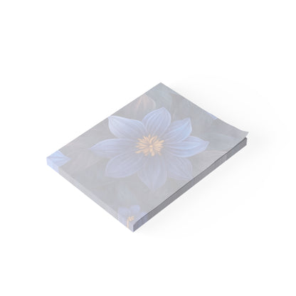 Blue Floral Heaven Sticky Notes Blue Floral Post It Notes (7 Sizes)