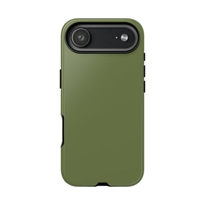 Olive Tough Cell Phone Case Matte or Glossy Protective Case iPhone Samsung