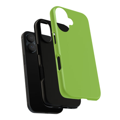 Muted Lime Tough Cell Phone Case Matte or Glossy Protective Case iPhone Samsung