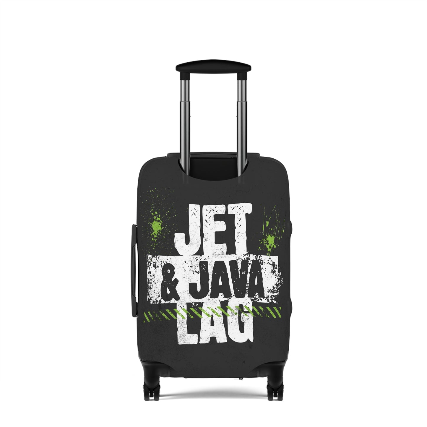 Jet Lag and Java Luggage Cover Travel Suitcase Cover