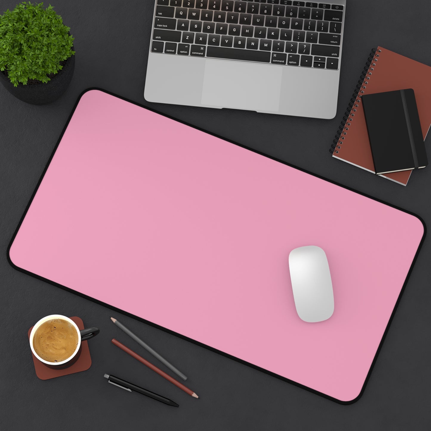 Light Pink Desk Mat Color Coordinated Collection (12x18, 12x22, 16x32)