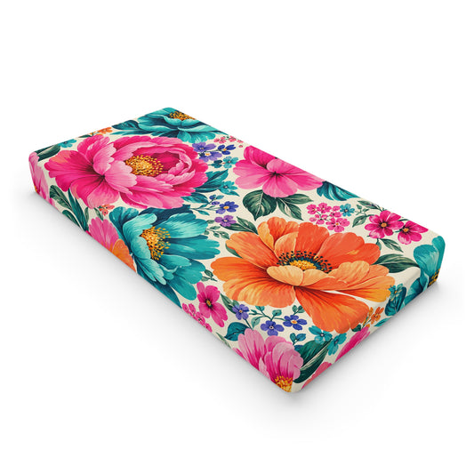 Dreamy Floral Baby Changing Pad Cover Floral Nursery Changing Pad Cover