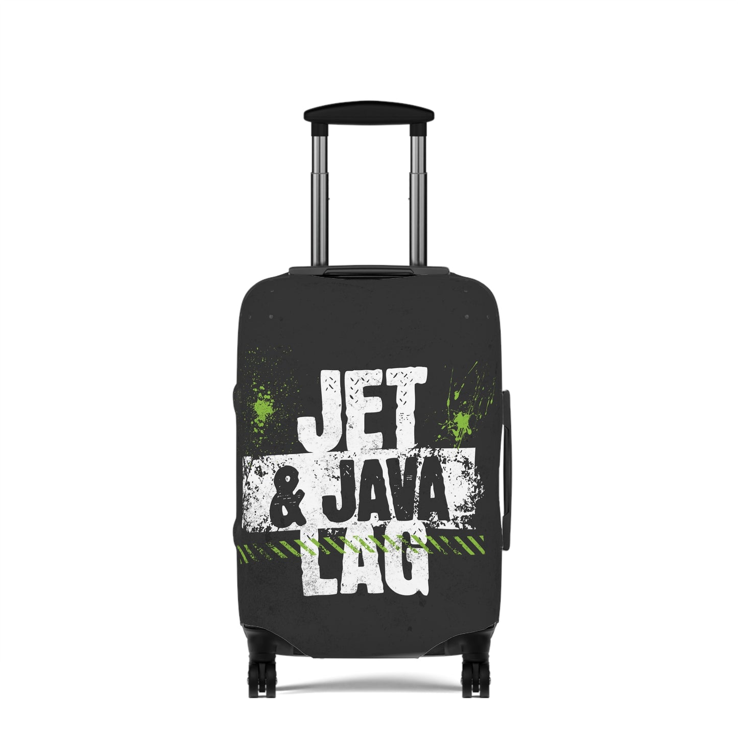 Jet Lag and Java Luggage Cover Travel Suitcase Cover