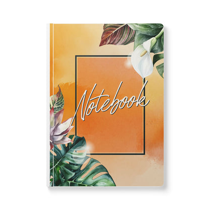 Notebook Sunset Botanical A5 Lined Journal