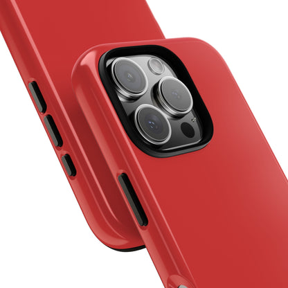 True Red Tough Cell Phone Case Matte or Glossy Protective Case iPhone Samsung