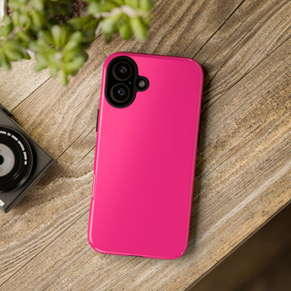Pink Tough Cell Phone Case Matte or Glossy Protective Case iPhone Samsung