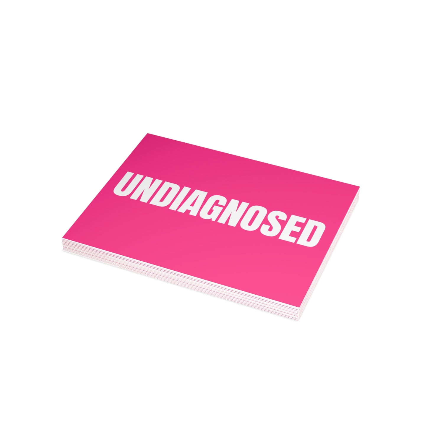 Pink Postcard Set Pack of 10, 30 or 50 w/ Envelopes | Coordinated Collection