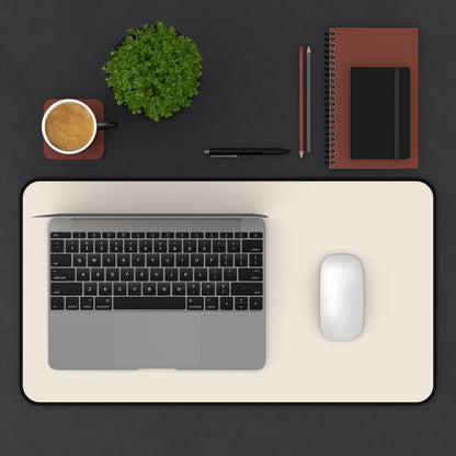 Latte Cream Desk Mat Color Coordinated Collection (12x18, 12x22, 16x32)