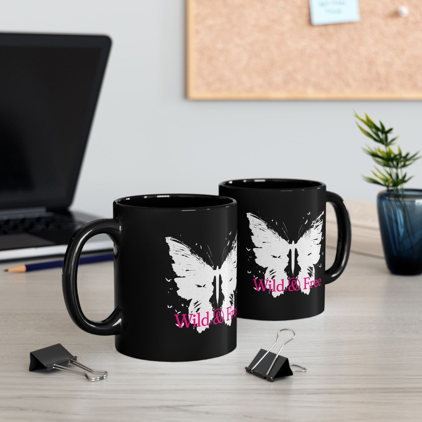 Wild & Free Butterfly Mug