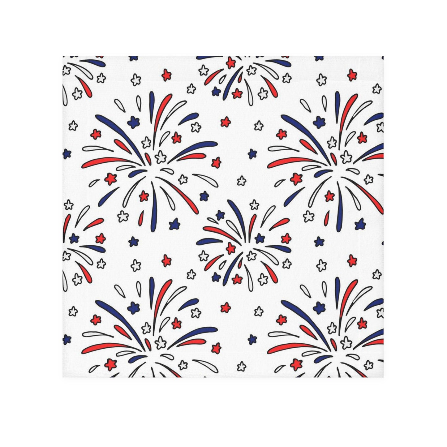 Fireworks Face Towel