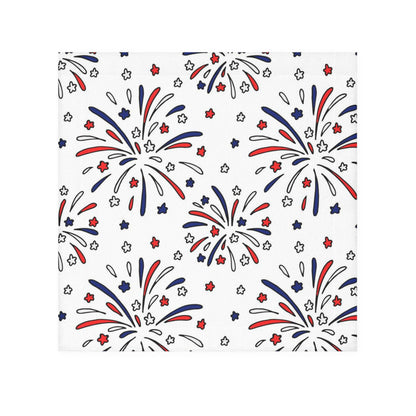 Fireworks Face Towel