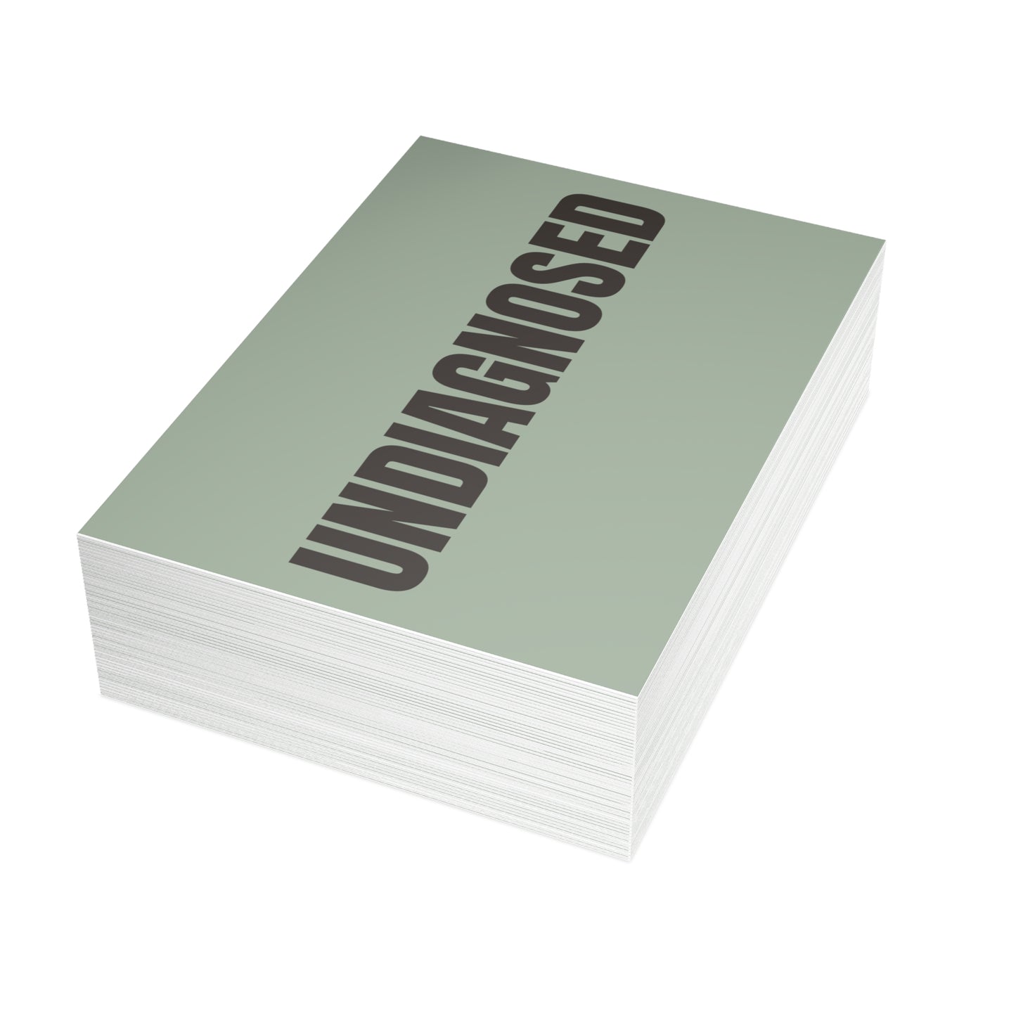 Sage Postcard Set Pack of 10, 30 or 50 w/ Envelopes | Coordinated Collection