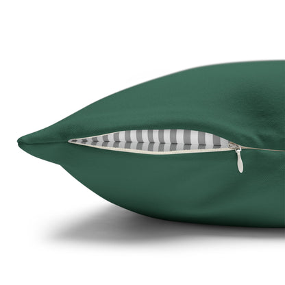 Leaf Green Canvas Pillow Cover 20x20