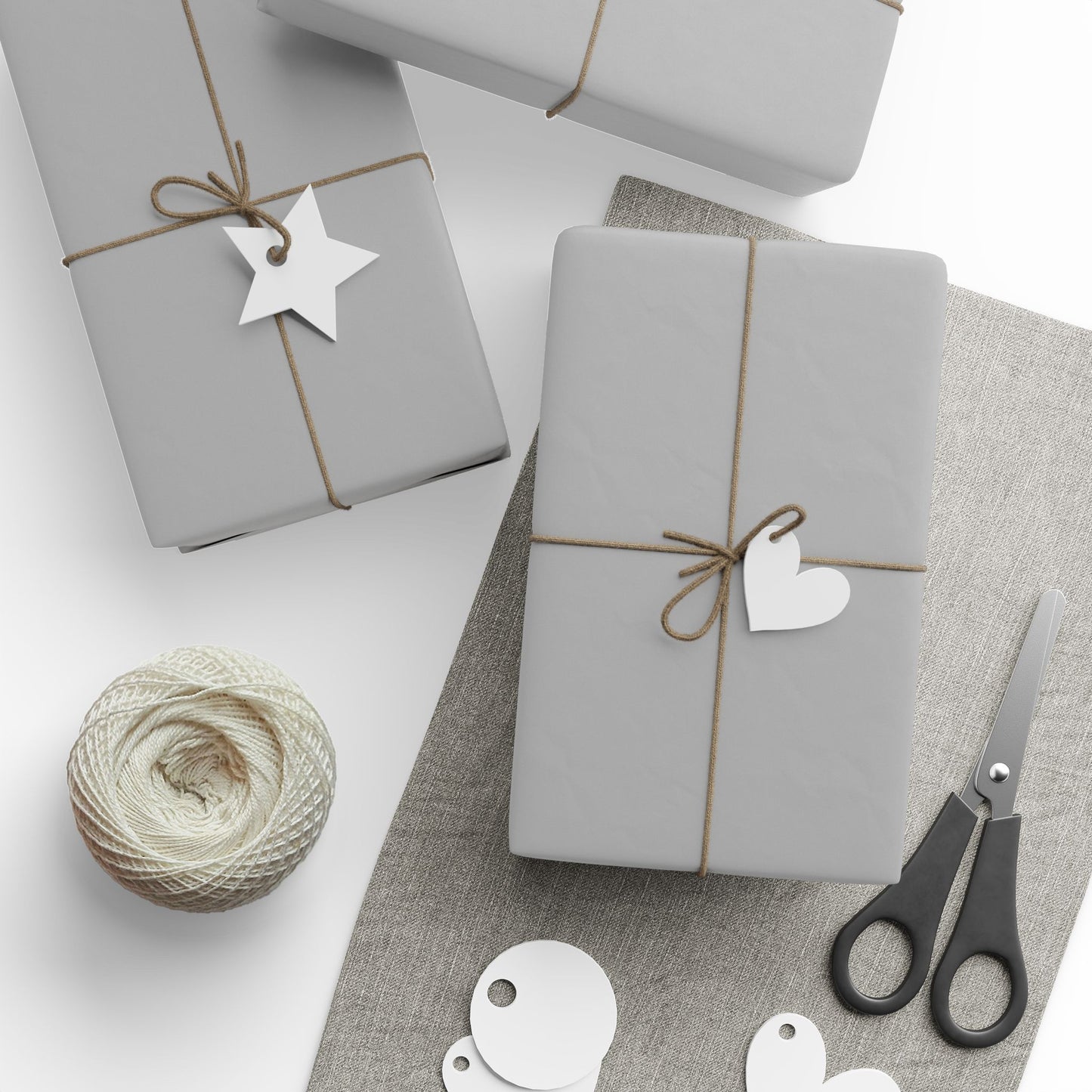 Grayscale Wrapping Paper Matte or Glossy Gift Wrap 3 Sizes Fine Art Paper