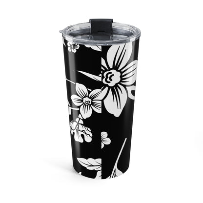 Black Floral 20oz Stainless Steel Tumbler | Coordinated Collection