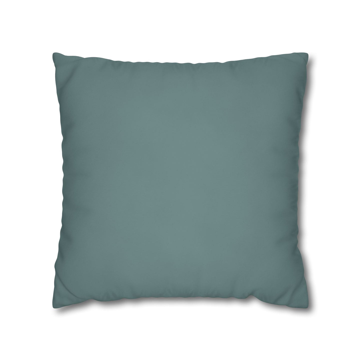 Dusty Blue Canvas Pillow Cover 20x20