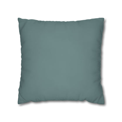Dusty Blue Canvas Pillow Cover 20x20
