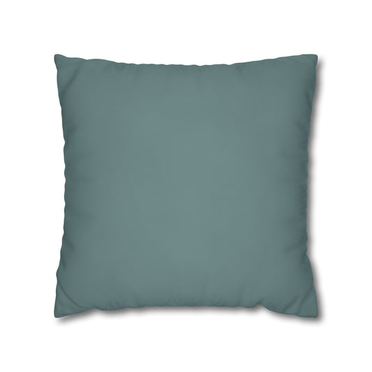 Dusty Blue Canvas Pillow Cover 20x20