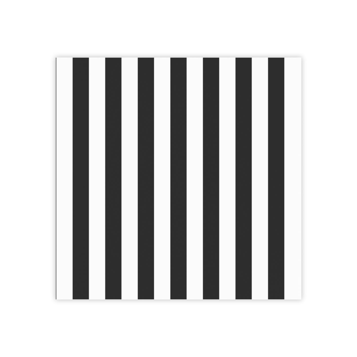 Black Stripe Sticky Notes (7 Sizes)
