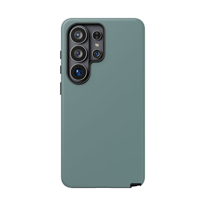 Dusty Blue Tough Cell Phone Case, Matte or Glossy Iphone and Samsung