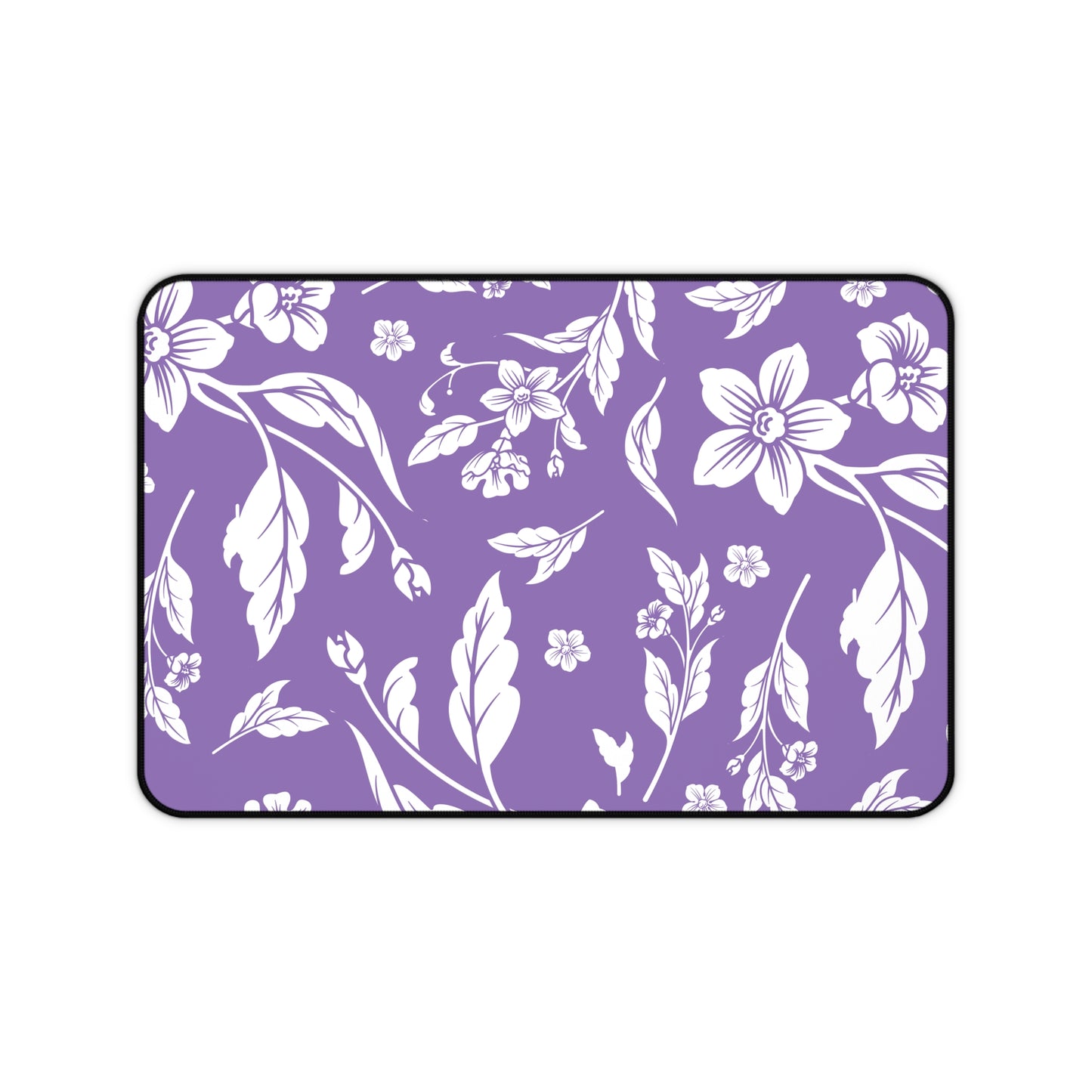 Purple Floral Desk Pad (12x18, 12x22 or 16x32)