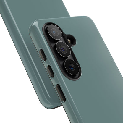 Dusty Blue Tough Cell Phone Case, Matte or Glossy Iphone and Samsung